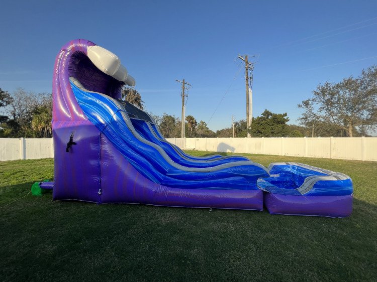 15FT PURPLE CRUSH WET/DRY SLIDE