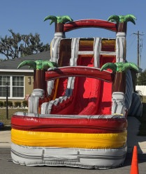 IMG 6150 1744932426 20FT FIRE ISLAND HYBRID DUAL LANE WATERSLIDE
